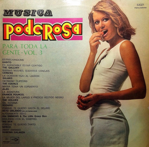 Música Poderosa Para Toda La Gente Vol 3 1972 Lp 