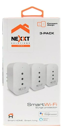 Pack Enchufes Inteligente Nexxt Wi-fi 220v 3 Unidades