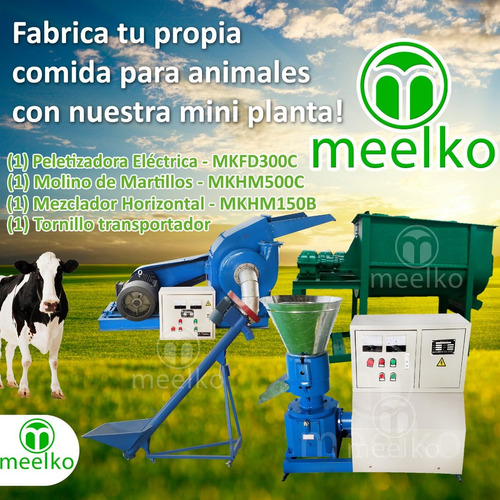 Mini Planta Alimento De Vaca-combo(300c/500c/2mkls2-2/150b)