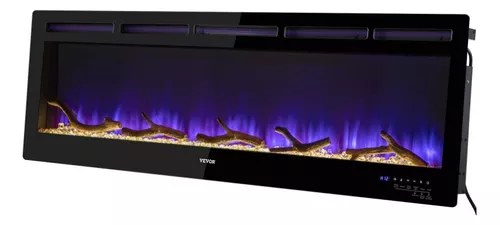 Chimenea Eléctrica, Wifi, 152.4cm, Empotrable/colgable 1500w