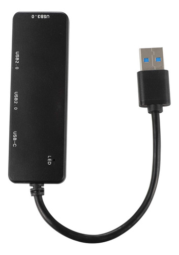 2 Pieza Usb C Hub 4 Puerto 1 Adaptador Concentrador