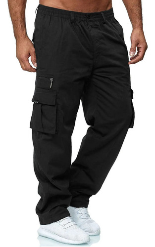 Pantalones Cargo De Verano Elásticos Para Hombre Con Cintura