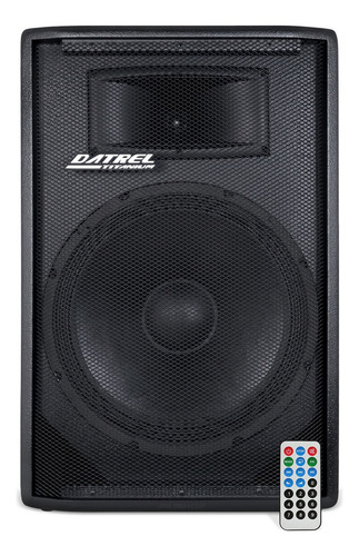Caixa Ativa + Ativa 15 Polegadas 600w Titanium Datrel Cor Preto 110v/220v
