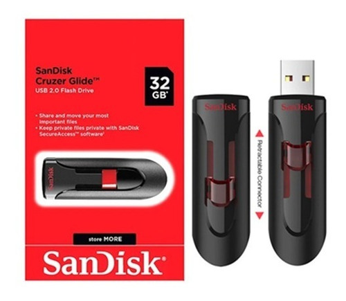 Pendrive 32gb Sandisk 3.0 Original Usb Cz600 Super Rapido