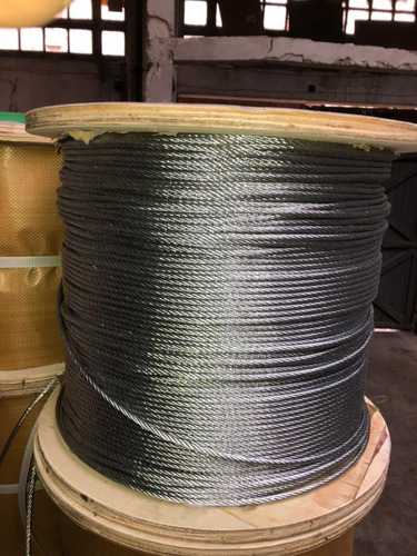 Cable De Acero Galvanizado 5mm 6x19+1 1000 Metros Technik