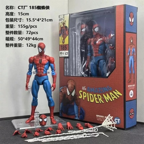 Brinquedos De Bonecos De Ação Ct Toys Spiderman Mafex 185sp1