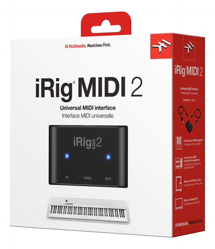 Interfaz Midi Irig Midi 2