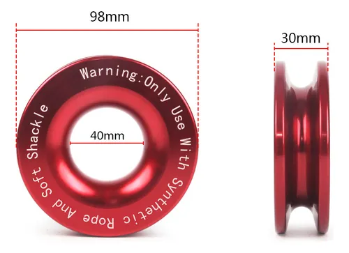 Anillos De Recuperación Winch Snatch Para Vehículos Todo Ter