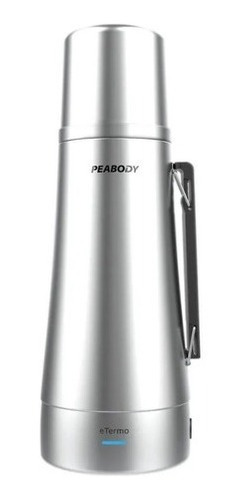 Imagen 2 de 8 de Termo Peabody E-termo 700w 1 Litro Pico Cebador Y Bombilla Color Gris