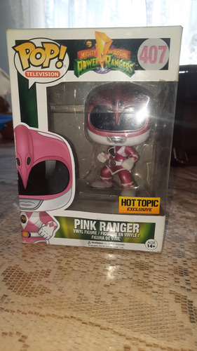 Funko Pop Pink Ranger Hottopic 