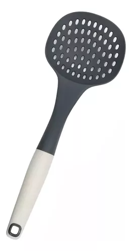 Espumadera Cocina Nylon Teflón Mango Silicona 33 Cm