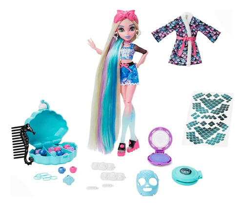 Monster High Muñeca Lagoona Blue Set De Juego Día De Spa