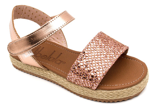 Sandalia Libélula Niña Glitter Alpargata Velcro Juliet-7