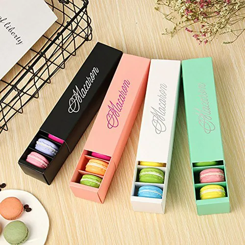 Caja Para Macarons, Contenedor De Chocolate, Portagalletas -