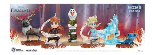 Conjunto De 6 Figuras Miniatura Mea-014 De  Frozen Ii En Mul