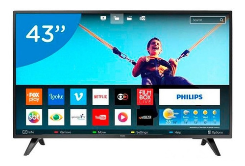 Tv 43" Led Philips Full Hd Smart - 43pfg5813/77