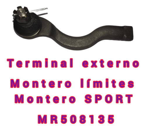 Terminal Direcion Iz Ext Mitsubishi Montero Limited Sport 12