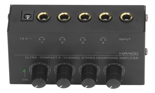 Amplificador De Auriculares De 4 Vías Ha400 Ultra Compact Ch