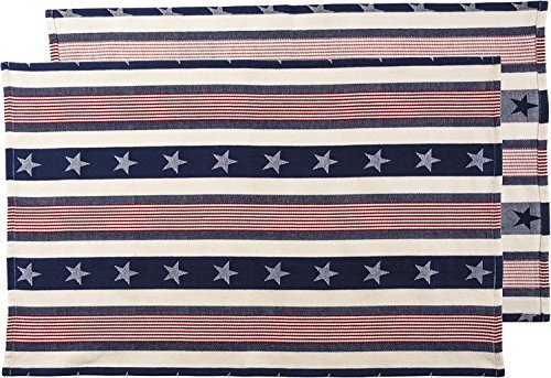 Stars And Stripes Patriotic American Dish Towel