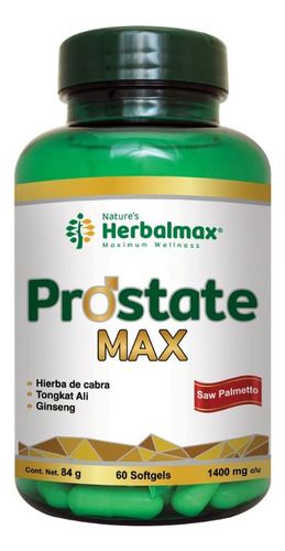  Saw Palmetto Prostate Max 1400 Mg 60 Softgels Formula