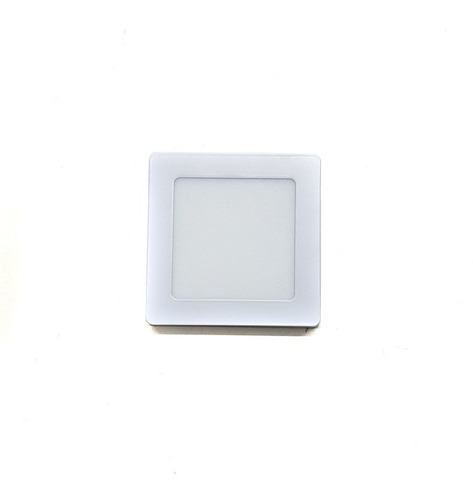 Plafón Panel Luz Blanca Led Cuadrado Embutir 18w 22,5cm