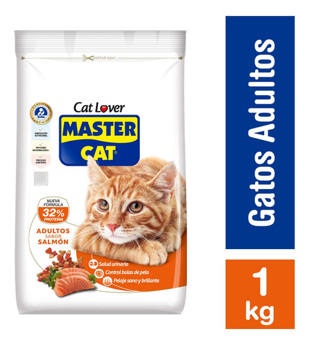 Alimento Gato Adulto Master Cat Salmón 1 Kg
