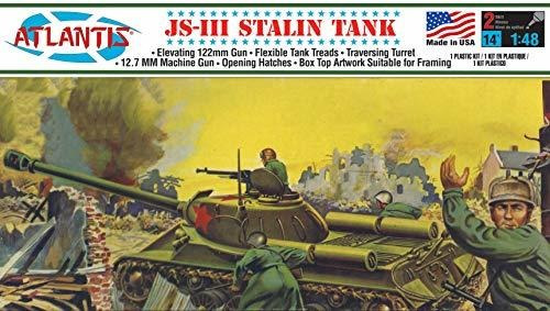 Modelos - Atlantis Model 1-48 Russian Army Stalin Tank Plast