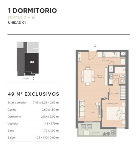 Imagen 24 de 25 de Loft, 1 Y 2 Dormitorios De Calidad Y Diseño
