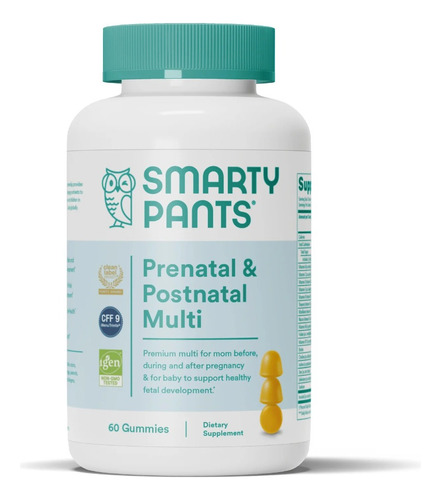 Smarty Pants Multivitaminas Prenatal, Postnatal 60 Gomitas