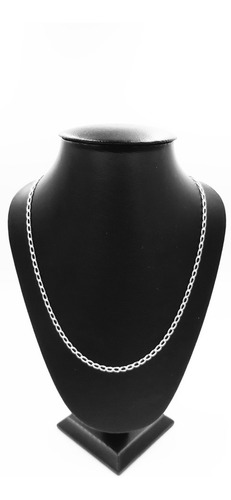 Imagen 1 de 5 de Cadena Plata Fina 925 Tejido Éxito Hombre Mujer Unisex 70cm