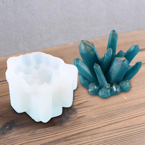 . Molde De Silicona For Racimo, Molde De Cristal De Resina