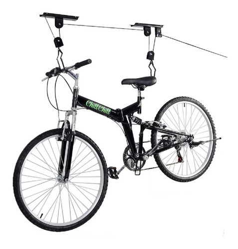 Elevador De Bicicleta Kayak Escalera Reforzado Levadizo Color Negro