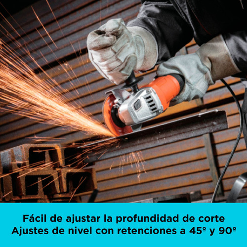 Esmeriladora Angular Black+decker Esmeriladora 650w