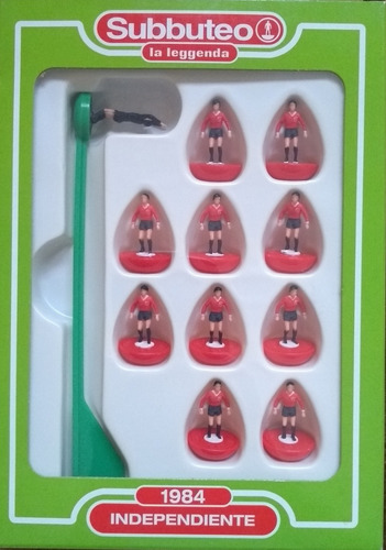 Subbuteo Pelebol Time Independiente 1984 La Leggenda Box (Usado)