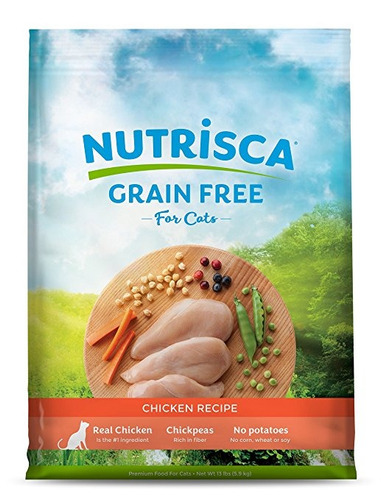 Nutrisca Grano Libre De La Comida Para Gatos, Hidrolizado De