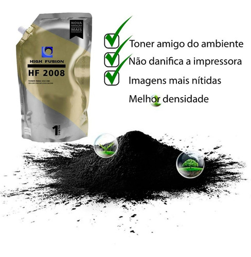 Pó Recarga Toner Refil 1kg Hp 285a 85a 278acb435 436a Cf283