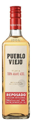 Paquete De 3 Tequila Pueblo Viejo Reposado 1 L