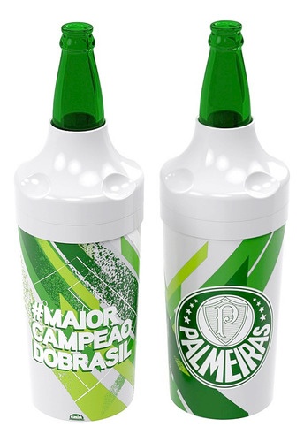 Kit 2 Porta Garrafas 600ml Camisinha Palmeiras Licenciado