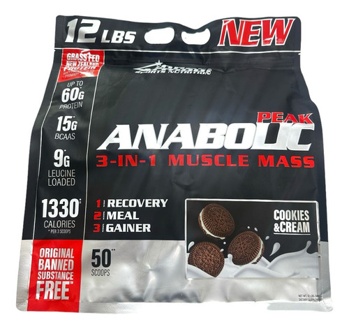 Ganador De Masa Anabolic Peak 12lbs Cookies - Inner Armour