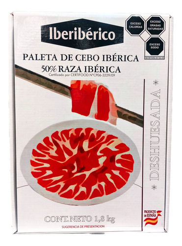 Pata Paleta Cebo  Ibérica Deshuesada + 1.6 Kg