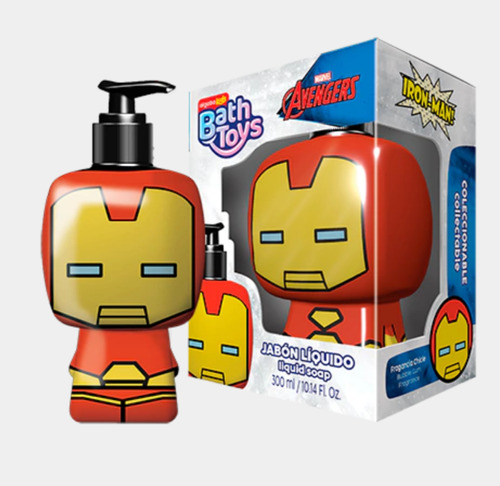 Jabón Líquido Avengers Iron Man 300 Ml.