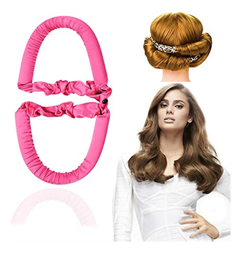 Diadema De Varilla Rizadora Sin Calor For El Cabello Sin Color Leopard