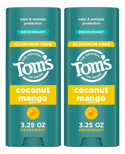 Desodorante Tom's Of Maine, Coco Y Mango, 96 Ml (paquete De