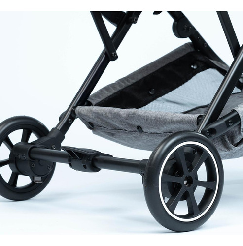 Carrinho de Bebe Passeio Portátil Mini Cinza Kikkaboo