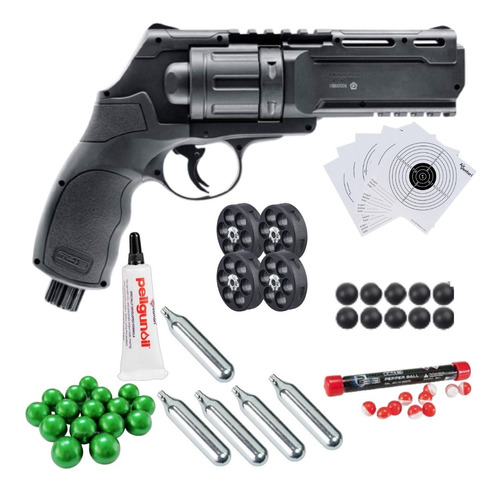Paquete Revolver Tr50 .50 Paintball Gotcha Umarex Xt P
