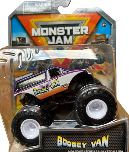Monster Jam Boogey Van, Camion Monstruo Truck 1:64