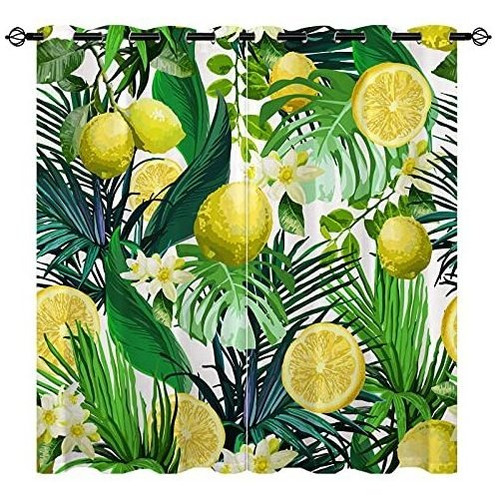 Cortinas De Limón, Verano Romántico Tropical Vintage 4ddtk