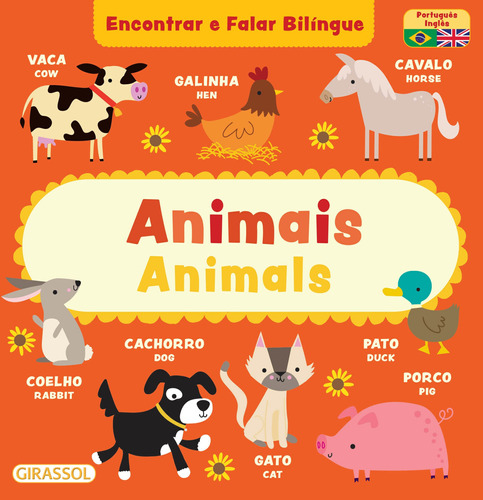 Livro Animais / Animals - Encontrar E Falar Bilíngue