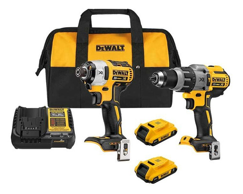 Rotomartillo Dcd805 + Atornillador Dcf887 Dck2490d2 Dewalt