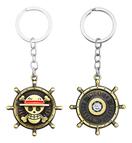 Bkinpid Llavero De Anime Luffy De Una Pieza, Llavero De Cala